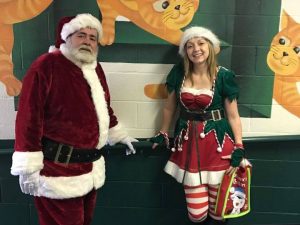 Santa visits Harleton ISD 2016